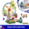 MEGA Pokémon apžvalgos rato linksmas konstravimo žaislų rinkinys, su 4 veiksmo figūrėlėmis (393 dalys) vaikams