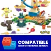 MEGA Pokémon apžvalgos rato linksmas konstravimo žaislų rinkinys, su 4 veiksmo figūrėlėmis (393 dalys) vaikams