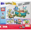 MEGA Pokémon apžvalgos rato linksmas konstravimo žaislų rinkinys, su 4 veiksmo figūrėlėmis (393 dalys) vaikams