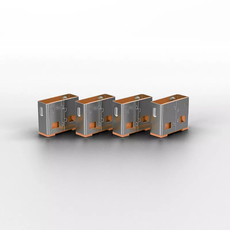 Prievadų blokatorius Lindy USB prievadų blokatorius, rinkinys 4 vnt., spalvinis kodas oranžinė