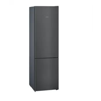 Šaldytuvas-šaldiklis Siemens iQ500 KG39E8XBA, laisvai pastatomas, 343 L, juodos spalvos, nerūdijantis plienas
