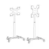 Signage Display Mount Hagor 1983 139.7 cm (55 col.) juodas