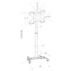Signage Display Mount Hagor 1983 139.7 cm (55 col.) juodas
