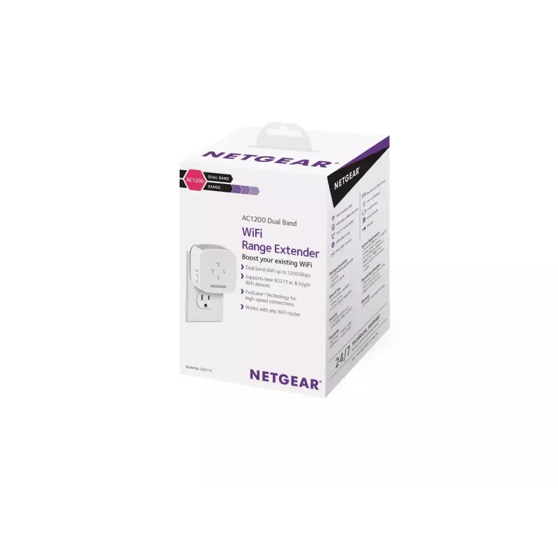 NETGEAR EX6110 tinklo siųstuvas-imtuvas baltas 10, 100, 300 Mbit/s