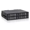 SSD korpusas Icy Dock ToughArmor MB699VP-B V3 4 diskams 2,5 colio PCIe