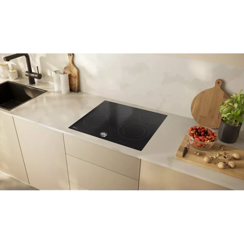 Neff T16PT76X0 kaitlentė juoda, įmontuojama, 60 cm, keraminė, 4 zonos