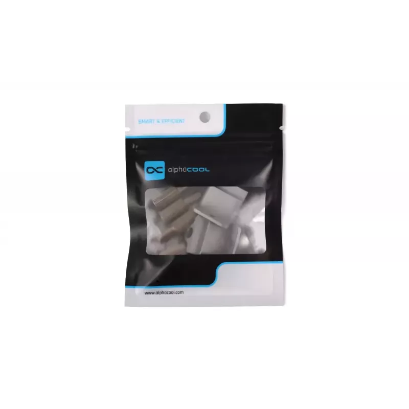 Tvirtinimo rinkinys Alphacool 13538 aliuminis sidabrinis 19,8x19x20 mm