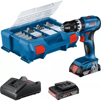 Bosch GSB 18V-45 1900 RPM Juoda, Mėlyna
