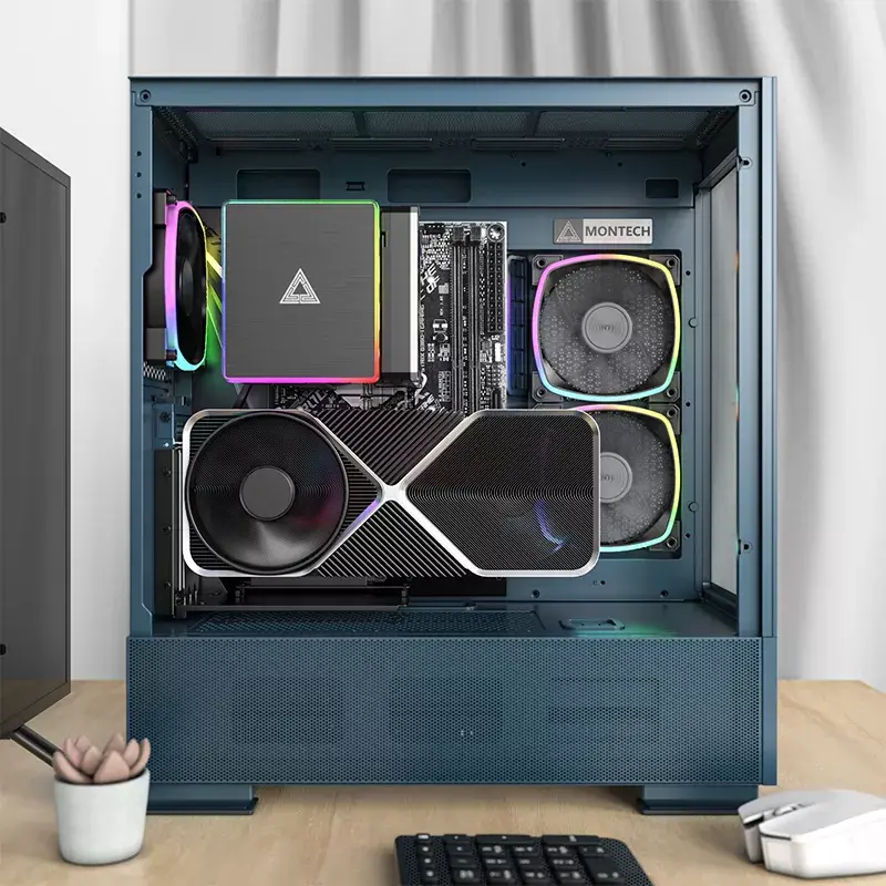 PC Case Montech SKY TWO Midi Tower Mėlyna