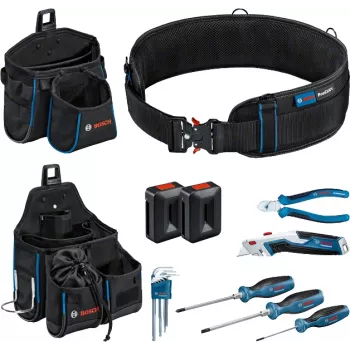 Bosch 1600A02H5C profesionalus įrankių diržas ir rankinių įrankių rinkinys