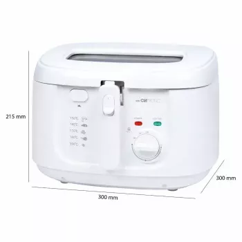 Grupinė keptuvė Clatronic FR 3771 2,5 l 1800 W balta