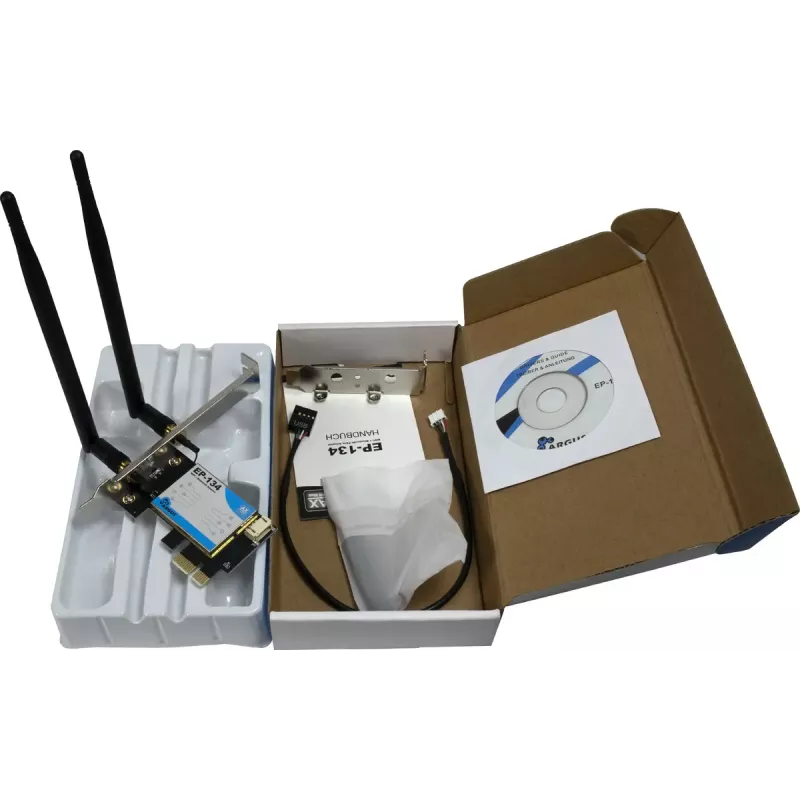 Vidinė WLAN Bluetooth adapteris Inter-Tech EP-134 1800 Mbit/s