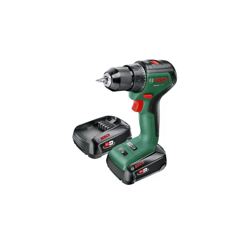Bosch Universal Drill 18V-60 1900 RPM raktinis griebtuvas 1,3 kg juoda, žalia