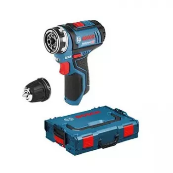 Bosch GSR 12V-15 FC Professional beraktis 600 g juoda, mėlyna