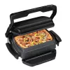Kontaktinė grilinė Tefal GC7148 — 2000 W, nerūdijančio plieno korpusas, stačiakampė, reguliuojamas termostatas, grotelių viršutinis paviršius, 365×365×175 mm