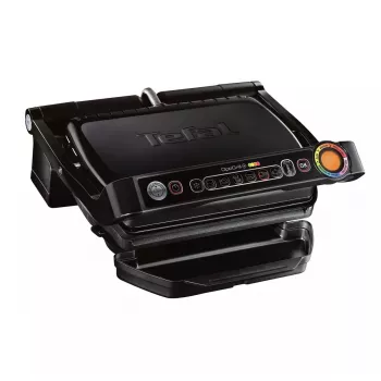 Kontaktinė grilinė Tefal GC7148 — 2000 W, nerūdijančio plieno korpusas, stačiakampė, reguliuojamas termostatas, grotelių viršutinis paviršius, 365×365×175 mm