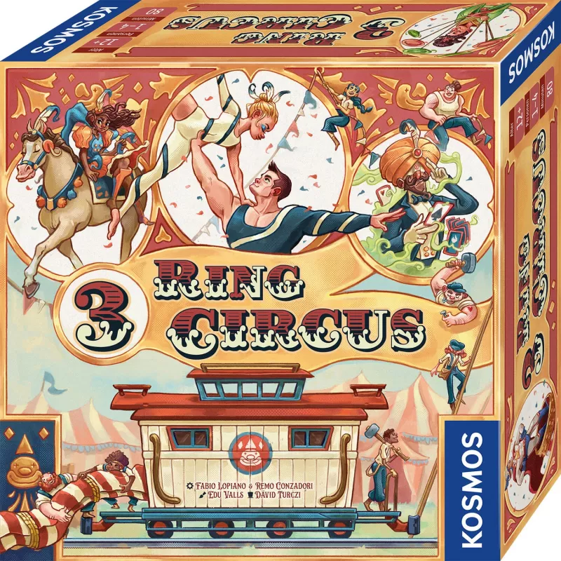 Kosmos 3 Ring Circus 80 min Stalo žaidimas Strateginis