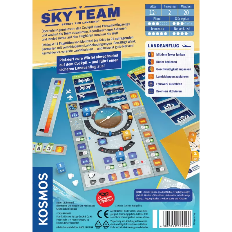 Kosmos Sky Team 20 min Stalo žaidimas Kelionės / nuotykių