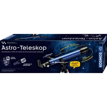 Kosmos Astro-Teleskop, Teleskopas, Astronomija, 12 m., Juoda