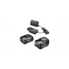 Bosch Starter-Set 18V - 2 x Akku (2,0 Ah + 4,0 Ah) Baterija ir įkroviklio rinkinys