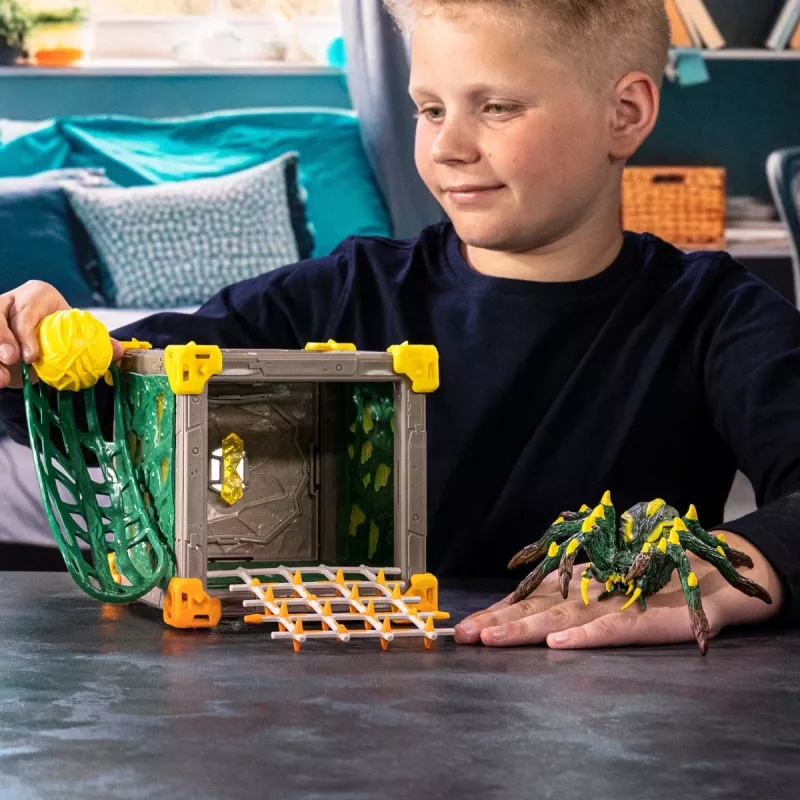 schleich BattleCave džiunglių tarantulas, Gyvūnas, Pabaisos ir drakonai, BattleCave, 7 metai, Įvairiaspalvis, Plastikas