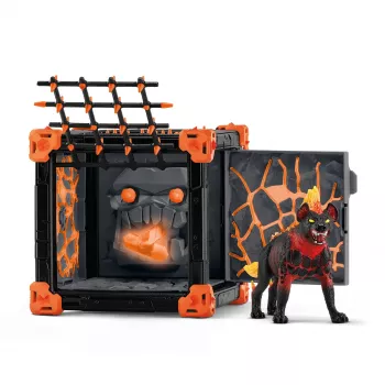 Veiksmo/Nuotykių Schleich BattleCave Lava Hyena Įvairiaspalvis 42674