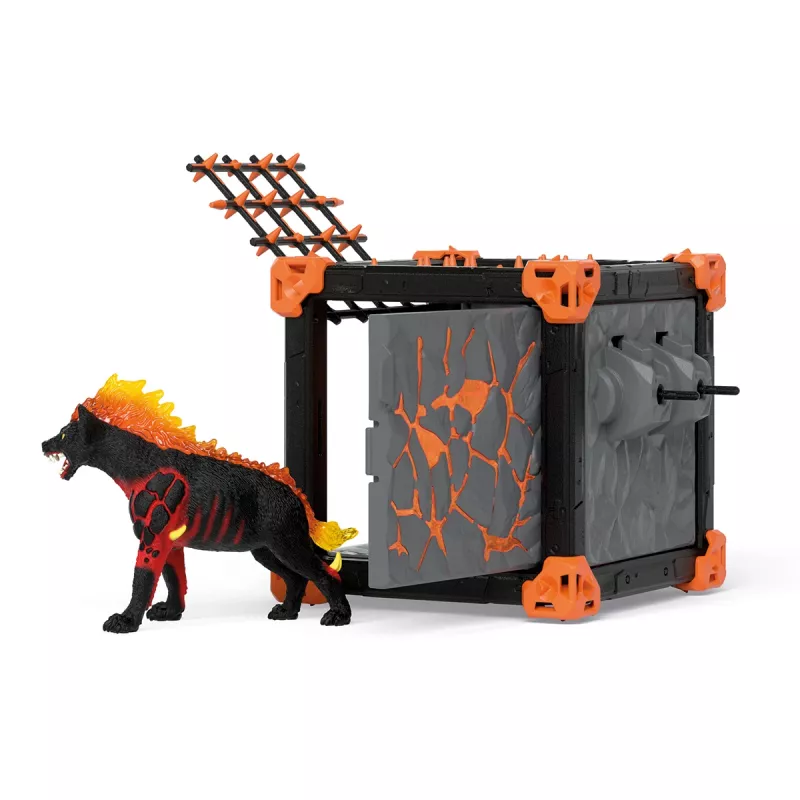 Veiksmo/Nuotykių Schleich BattleCave Lava Hyena Įvairiaspalvis 42674