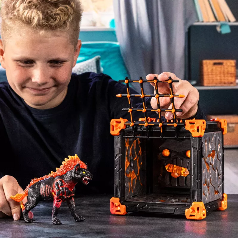 Veiksmo/Nuotykių Schleich BattleCave Lava Hyena Įvairiaspalvis 42674