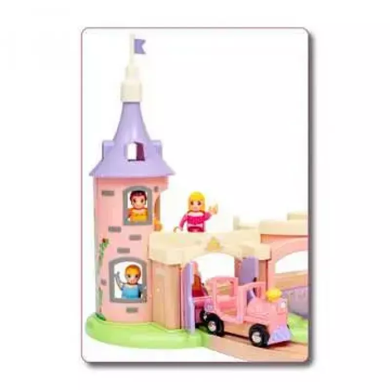 Medinis automobilių ir bėgių rinkinys Ravensburger 33312 — įvairiaspalvis, nuo 3 metų
