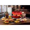 Ariete 205 Hamburger Maker Party Time, mėsainių gaminimo aparatas, 1200 W, Dvigubos nepridegančios plokštės, 2 skyriai, Lengvai valomas, Raudona