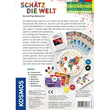 Kosmos Schätz die Welt 45 min stalo žaidimas mokomasis