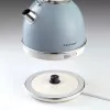 Ariete 2877 Kettle Vintage, 1,7L, belaidis, mėlynas, 1,7 l, 2000 W, šviesiai mėlynas, vandens lygio indikatorius, belaidis, filtravimas