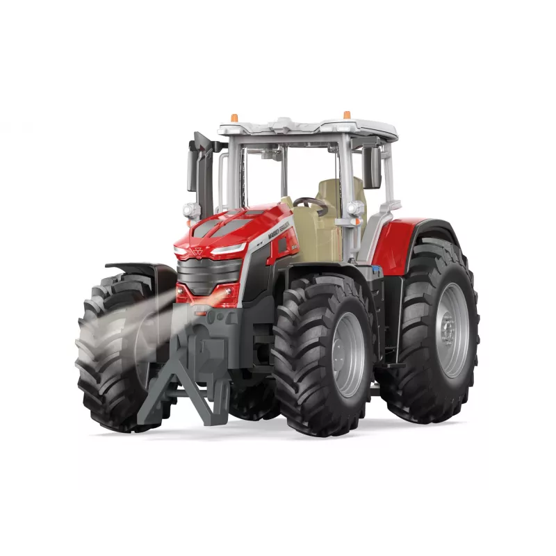 RC transporto priemonė Siku Massey Ferguson 9S Bluetooth programėlės valdymas – mastelinis traktorius, valdomas programėle, įkraunamas