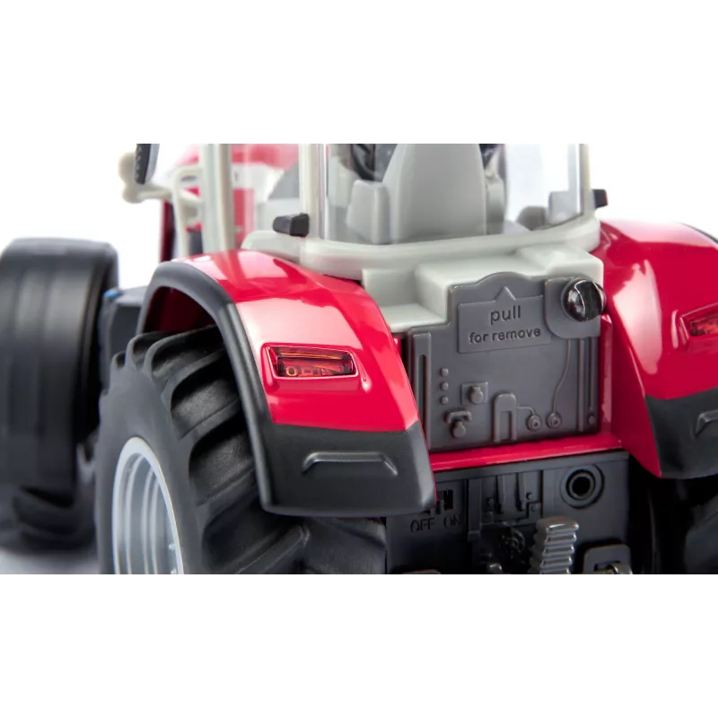 RC transporto priemonė Siku Massey Ferguson 9S Bluetooth programėlės valdymas – mastelinis traktorius, valdomas programėle, įkraunamas