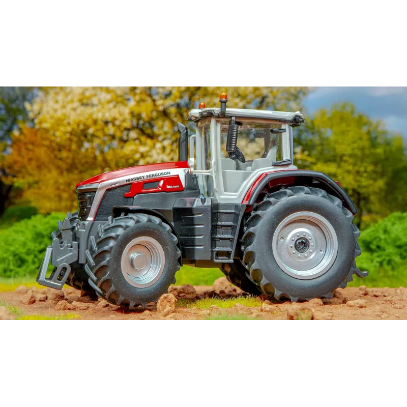 RC transporto priemonė Siku Massey Ferguson 9S Bluetooth programėlės valdymas – mastelinis traktorius, valdomas programėle, įkraunamas