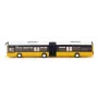 Šarnyrinio autobuso modelis Siku turkio ir baltos spalvos – sumažintas žaislinis automobilis, metalinis kolekcinis modelis