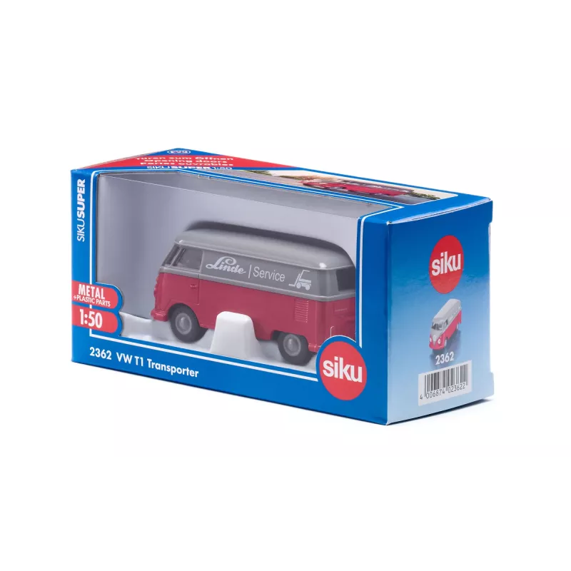 Siku VW T1 Transporter autobusiuko modelis surinktas 1:50
