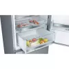 Šaldytuvas-šaldiklis Bosch Serie 6 KGE398IBP — 343 L bendras, nerūdijantis plienas, dešinės pusės vyriai