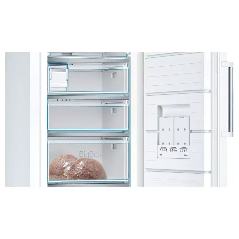 Bosch Serie 6 GSN51AWCV šaldiklis Vertikalus šaldiklis Laisvai pastatomas 290 L Balta