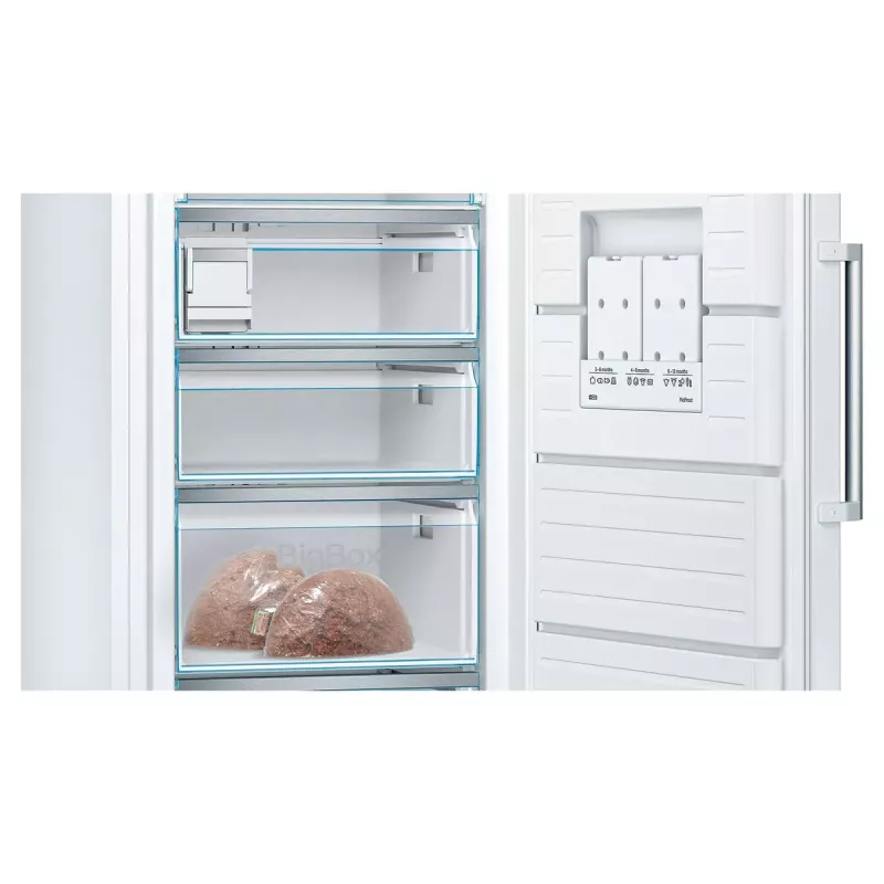 Bosch Serie 6 GSN58AWCV šaldiklis Stačiasis šaldiklis Laisvai pastatomas 366 L Balta