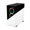 ENERMAX PC korpusas - Enermaxk8 ARGB grūdinto stiklo vidutinio bokšto - Baltas