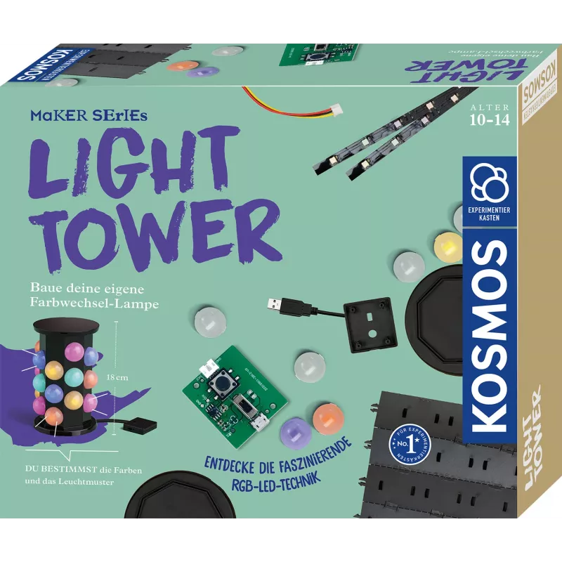 Kosmos Light Tower, eksperimentų rinkinys, Elektra, 10 m.