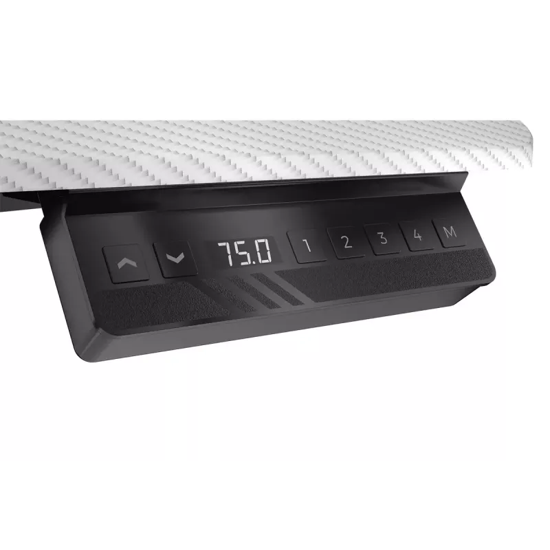 Tiesus stalas ENDORFY Atlas L Electric White 1500x780x720 mm