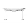 Tiesus stalas ENDORFY Atlas L Electric White 1500x780x720 mm