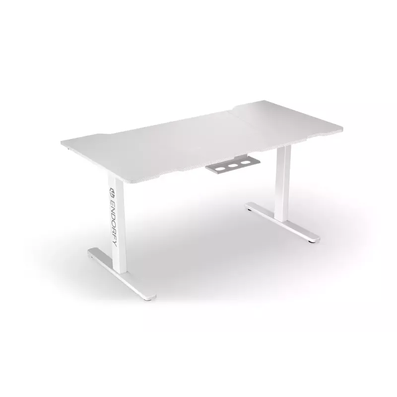 Tiesus stalas ENDORFY Atlas L Electric White 1500x780x720 mm