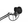 PC mikrofonas ENDORFY Solum — laidinis USB-C kardioidinis mikrofonas, 16 bitų/48 kHz, 18–21000 Hz, stalinis laikiklis, 2,9 m laidas, ausinių išvestis, pop filtras