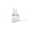 PC mikrofonas ENDORFY AXIS Streaming White — USB, kardioidinis, 30–18 kHz, 192 kHz/24 bitų, stalinis stovas, nutildymas, ausinių išvestis