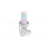 PC mikrofonas ENDORFY AXIS Streaming White — USB, kardioidinis, 30–18 kHz, 192 kHz/24 bitų, stalinis stovas, nutildymas, ausinių išvestis