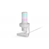 PC mikrofonas ENDORFY AXIS Streaming White — USB, kardioidinis, 30–18 kHz, 192 kHz/24 bitų, stalinis stovas, nutildymas, ausinių išvestis