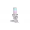 PC mikrofonas ENDORFY AXIS Streaming White — USB, kardioidinis, 30–18 kHz, 192 kHz/24 bitų, stalinis stovas, nutildymas, ausinių išvestis